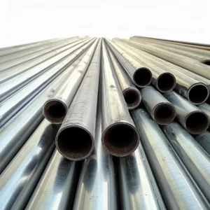 Stalen steigerbuizen in diverse diameters.