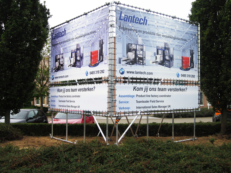 steigebuis reclameframe staand 2